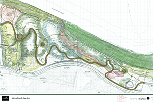Bravura Jim Walters Woodland
                                      Garden loop trail sketch