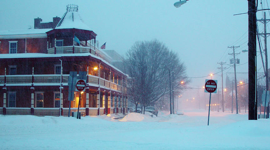 snowy night February 16 2003